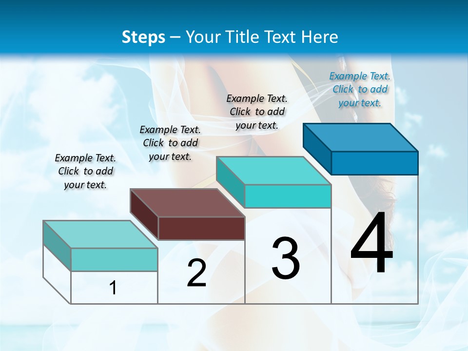 Paradise Happy Blue PowerPoint Template