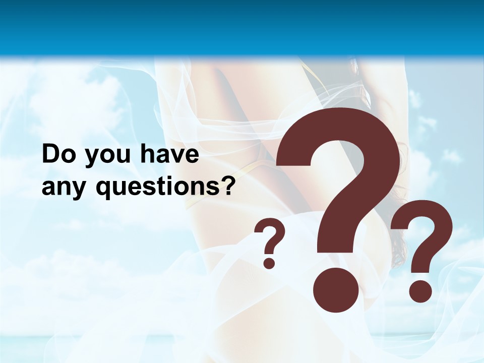 Paradise Happy Blue PowerPoint Template