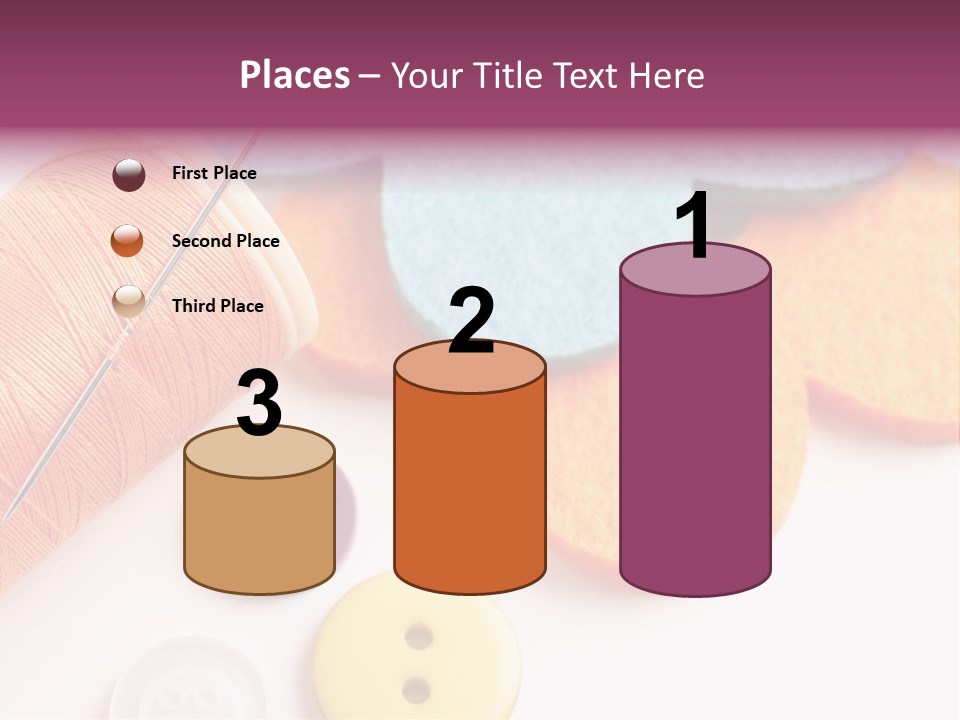 Textile Kit Sewing PowerPoint Template