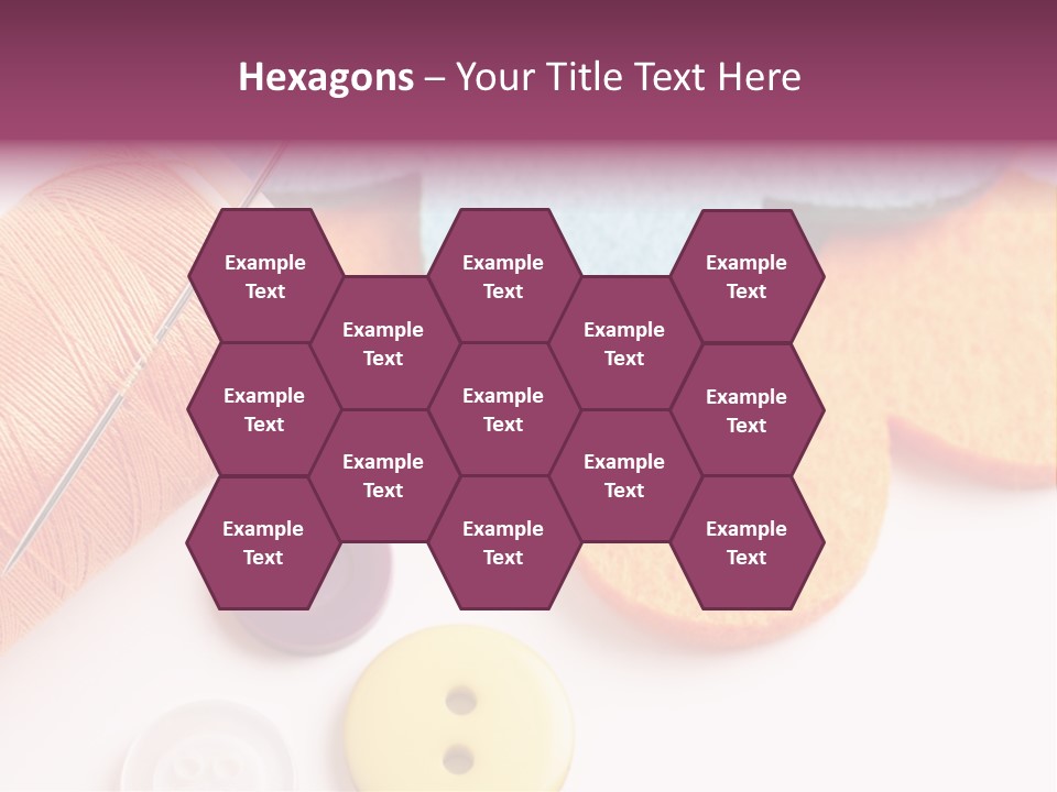 Textile Kit Sewing PowerPoint Template