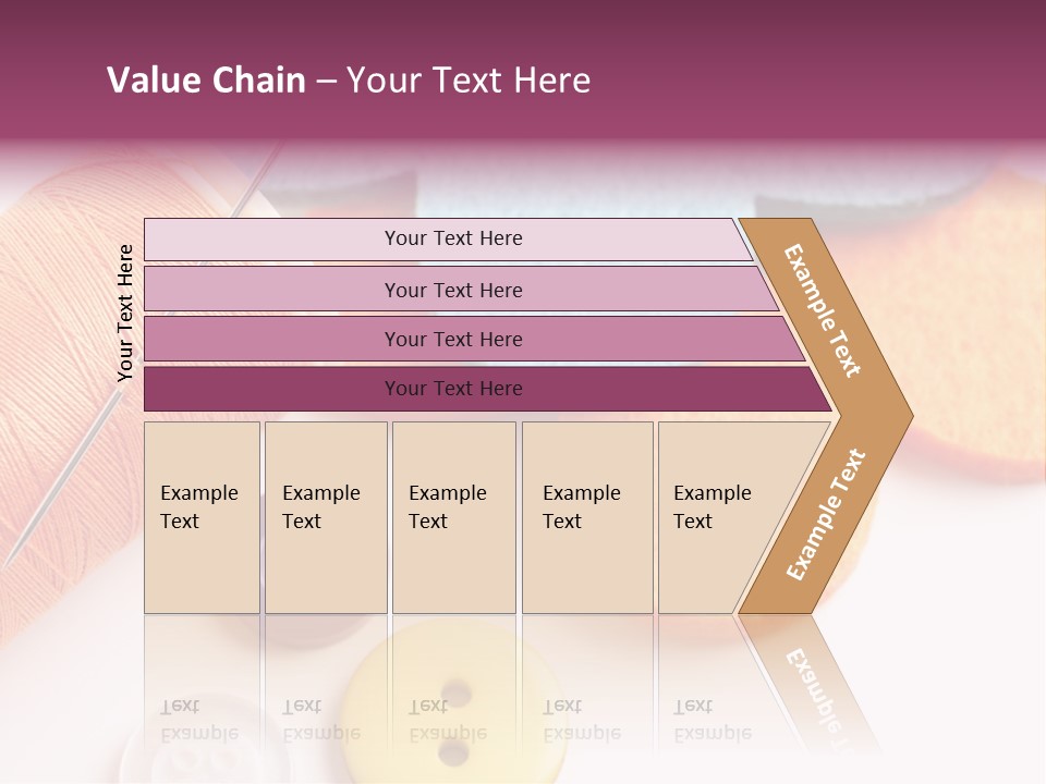 Textile Kit Sewing PowerPoint Template