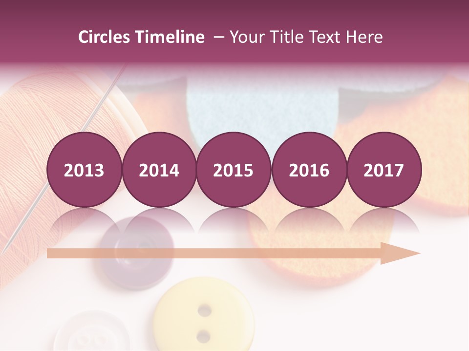 Textile Kit Sewing PowerPoint Template