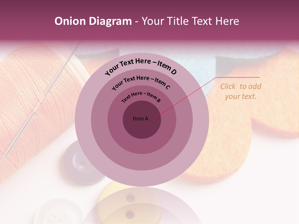 Textile Kit Sewing PowerPoint Template