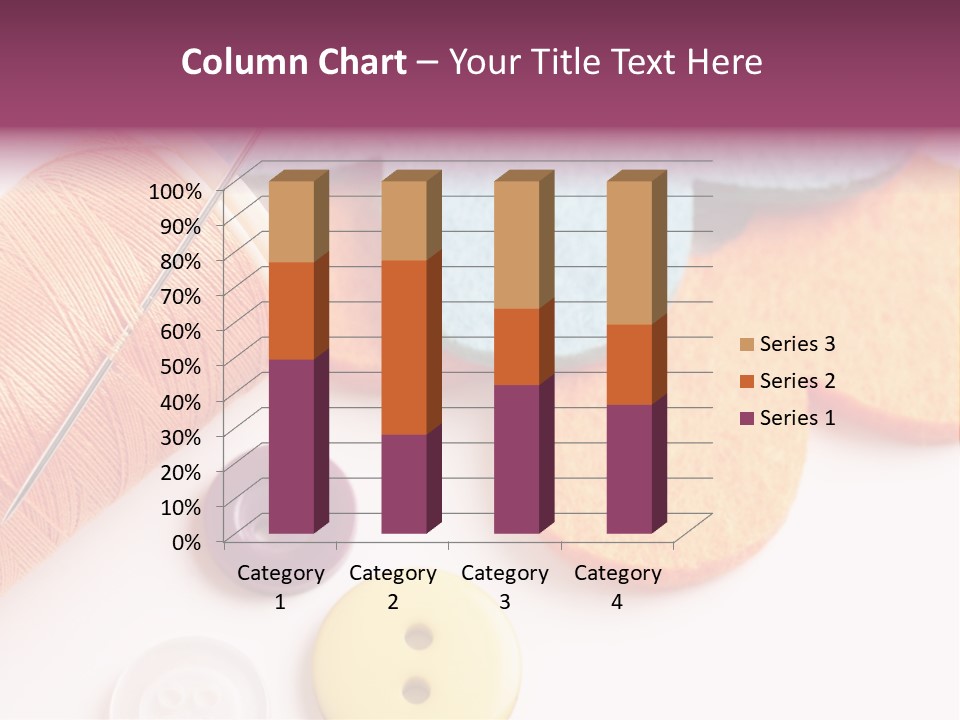Textile Kit Sewing PowerPoint Template