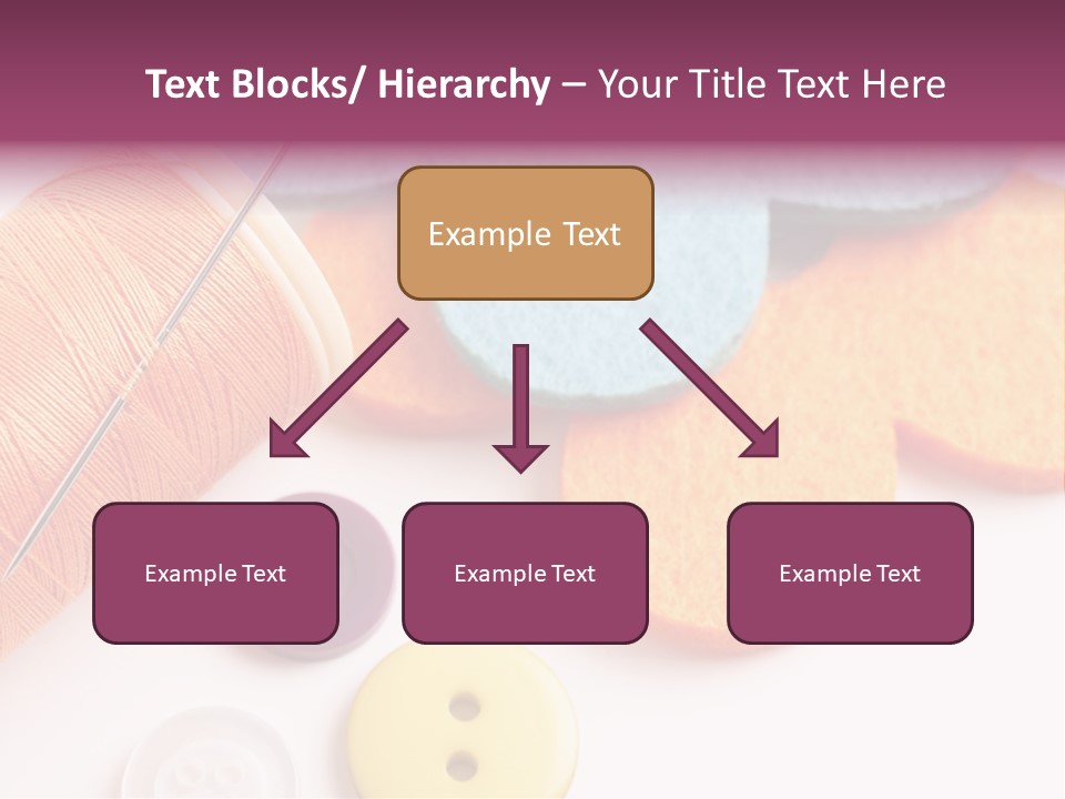 Textile Kit Sewing PowerPoint Template