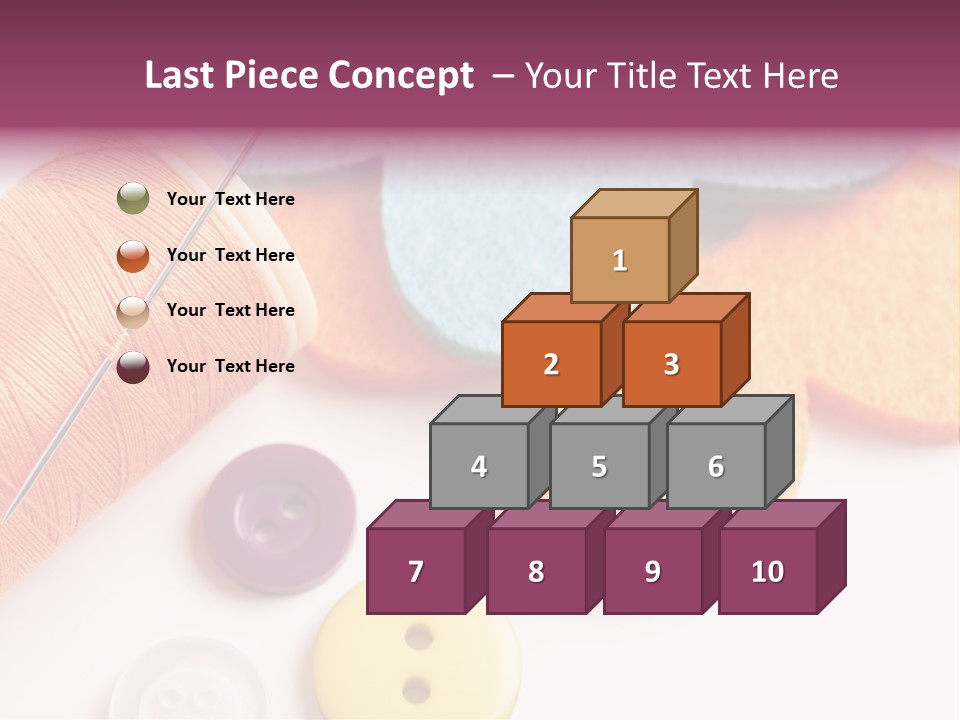 Textile Kit Sewing PowerPoint Template