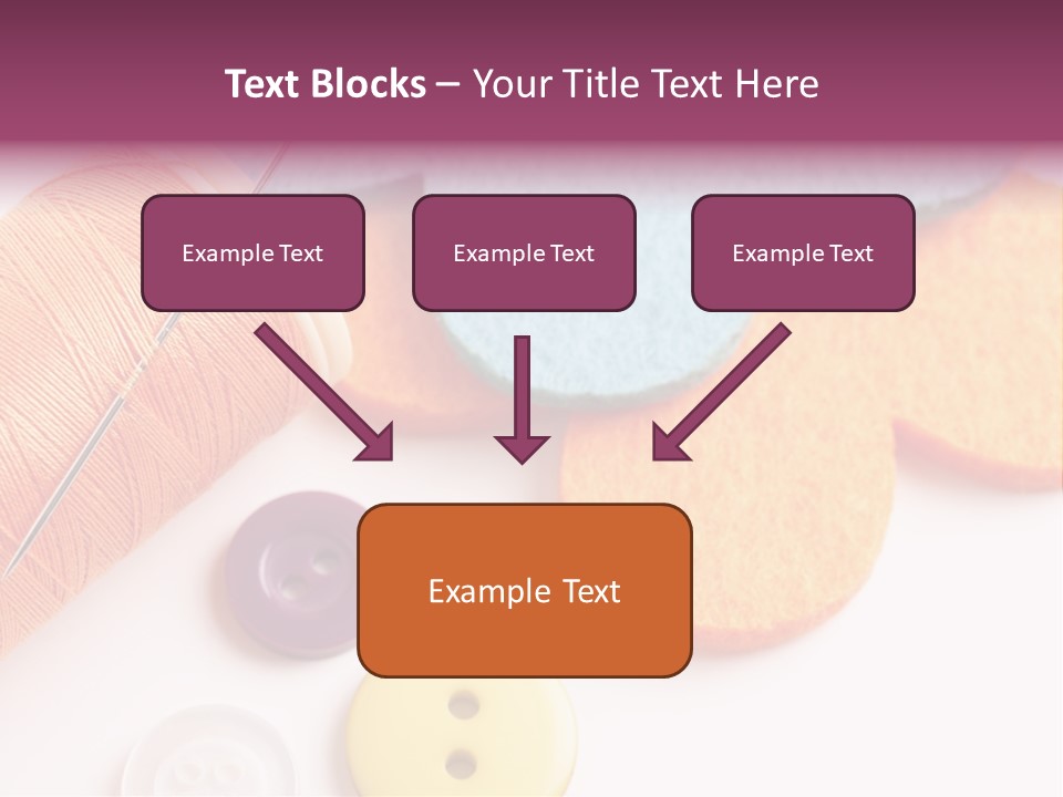 Textile Kit Sewing PowerPoint Template