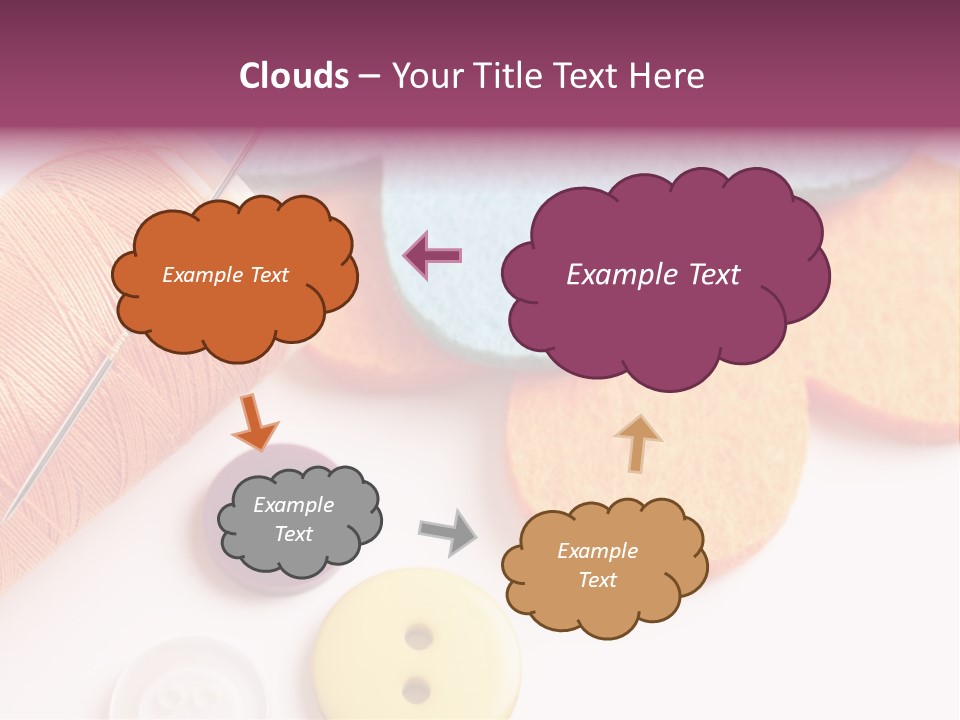 Textile Kit Sewing PowerPoint Template