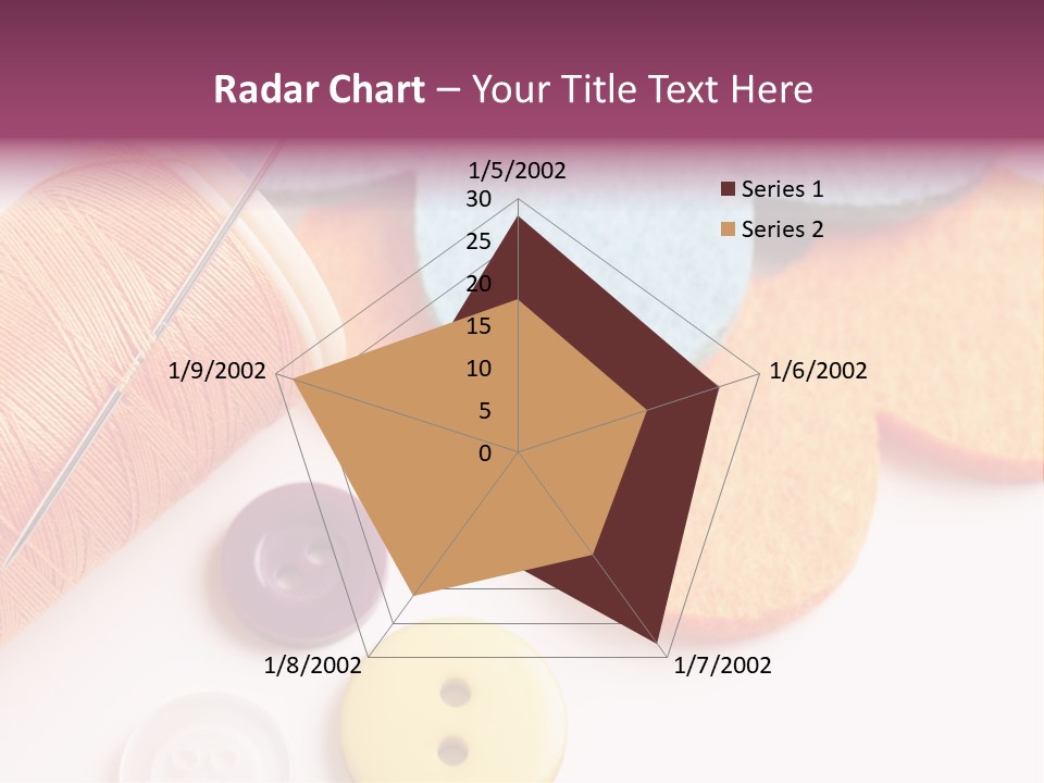 Textile Kit Sewing PowerPoint Template