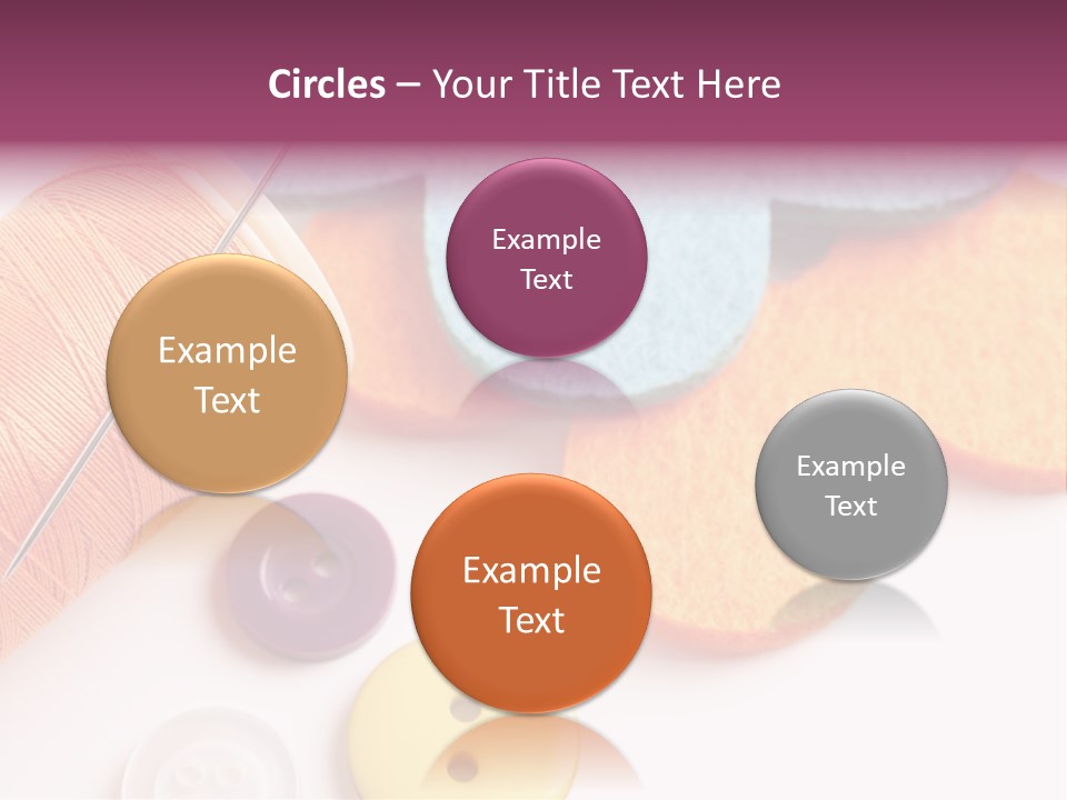 Textile Kit Sewing PowerPoint Template