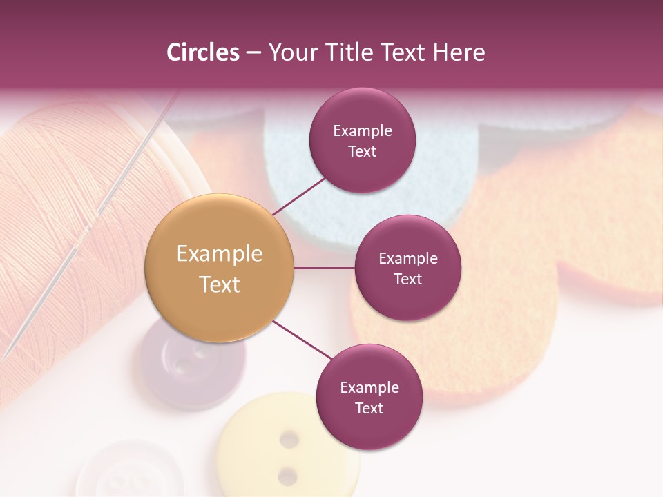 Textile Kit Sewing PowerPoint Template