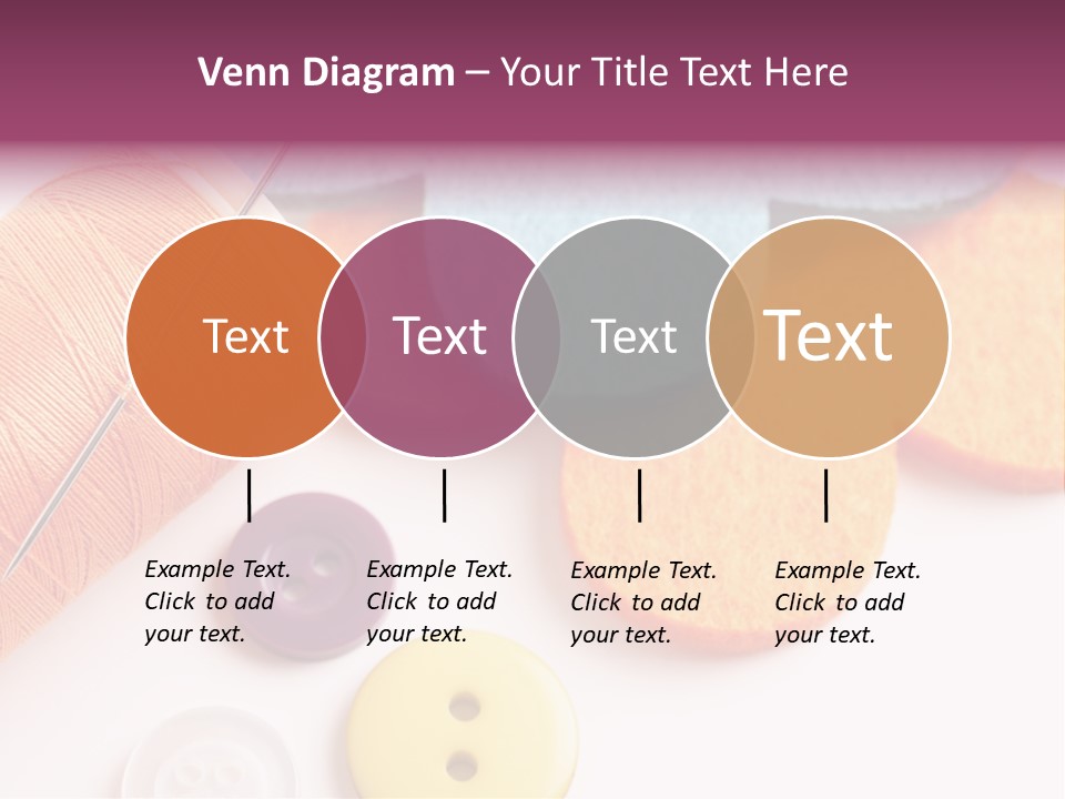 Textile Kit Sewing PowerPoint Template
