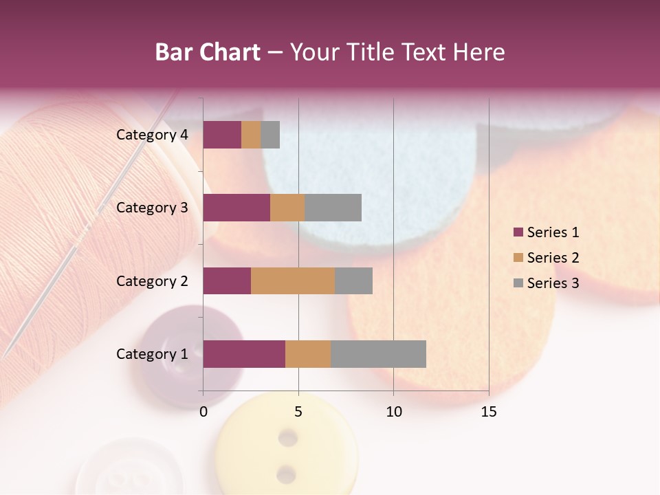 Textile Kit Sewing PowerPoint Template