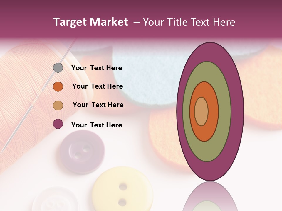 Textile Kit Sewing PowerPoint Template