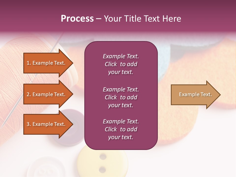Textile Kit Sewing PowerPoint Template