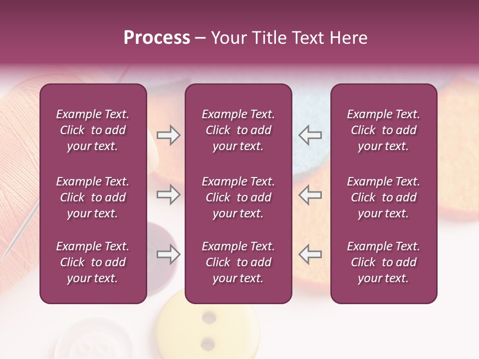 Textile Kit Sewing PowerPoint Template