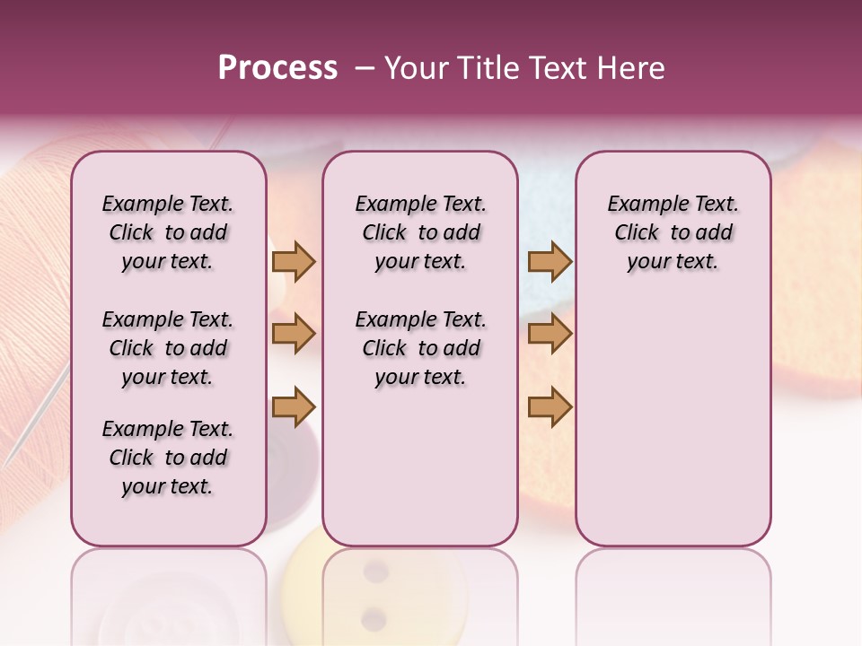 Textile Kit Sewing PowerPoint Template