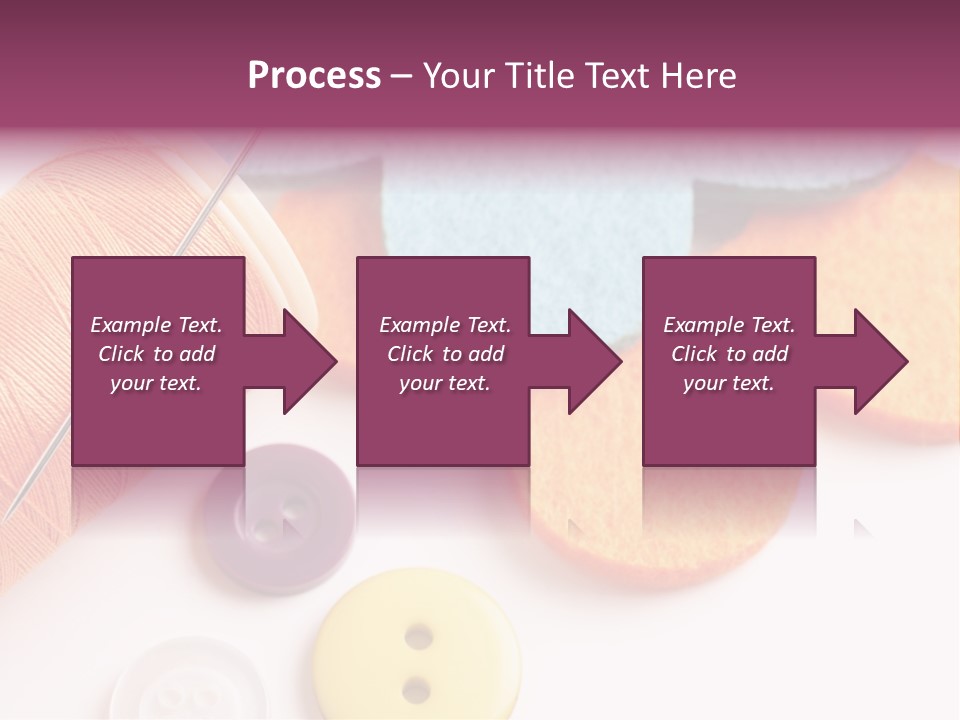 Textile Kit Sewing PowerPoint Template