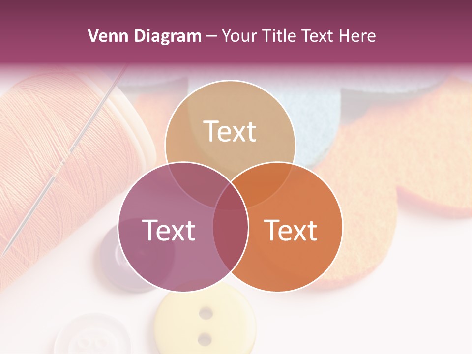 Textile Kit Sewing PowerPoint Template