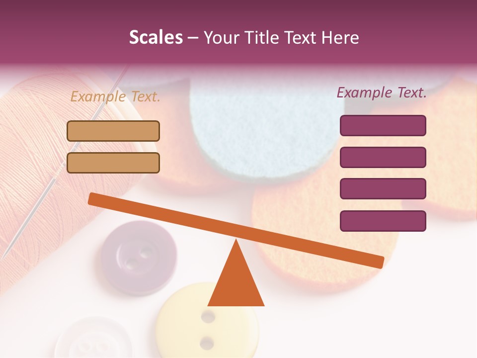 Textile Kit Sewing PowerPoint Template