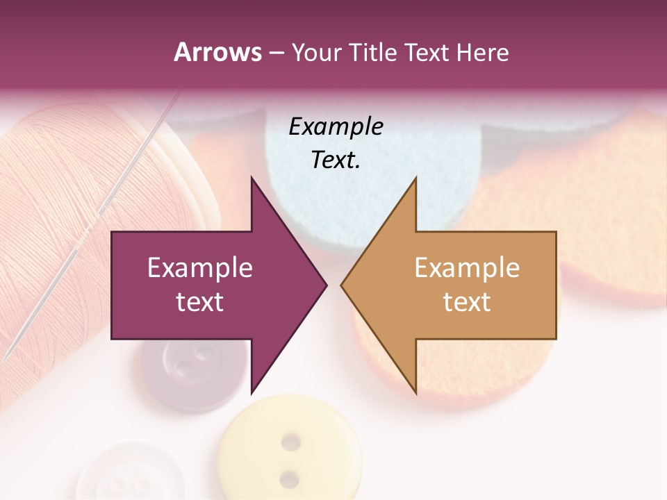 Textile Kit Sewing PowerPoint Template