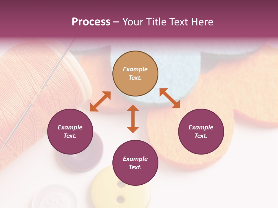 Textile Kit Sewing PowerPoint Template