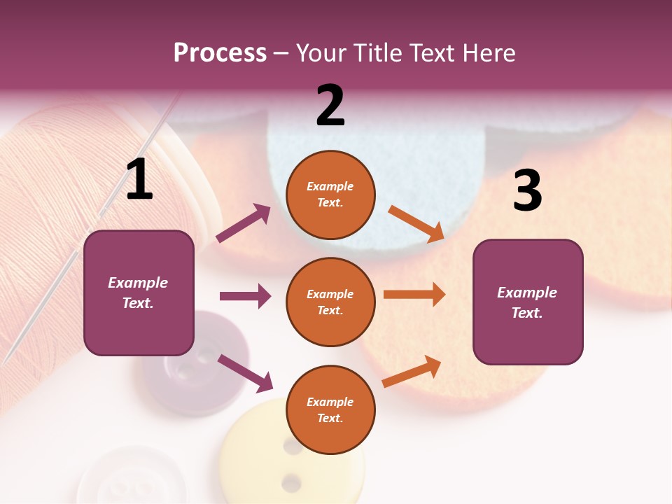 Textile Kit Sewing PowerPoint Template