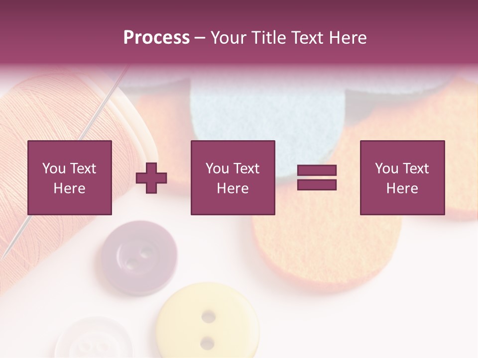 Textile Kit Sewing PowerPoint Template