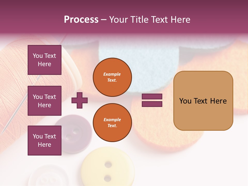 Textile Kit Sewing PowerPoint Template