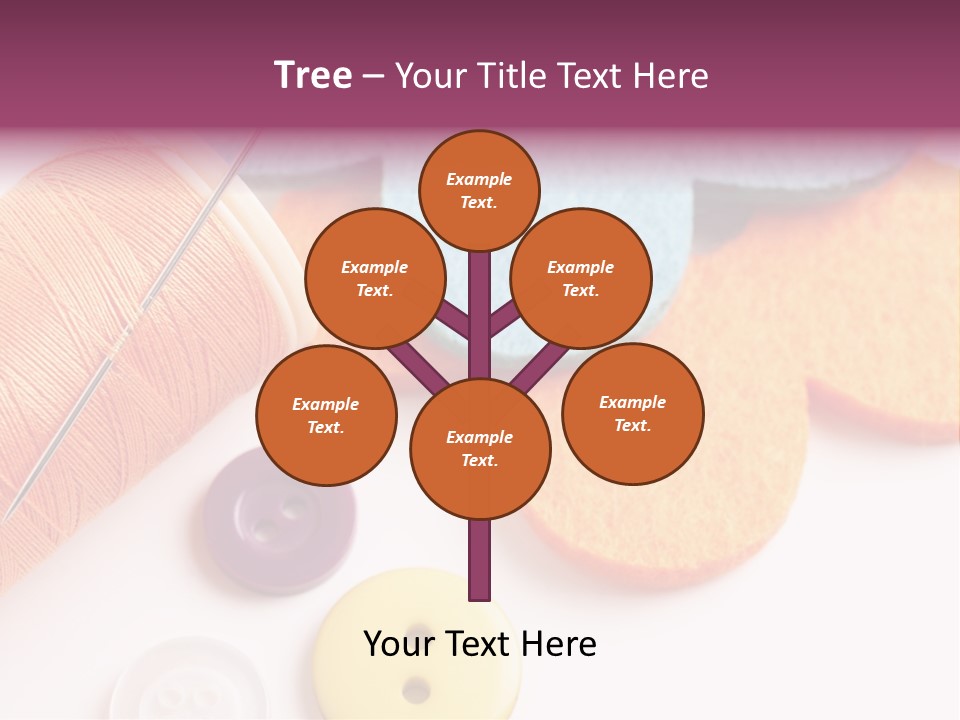 Textile Kit Sewing PowerPoint Template