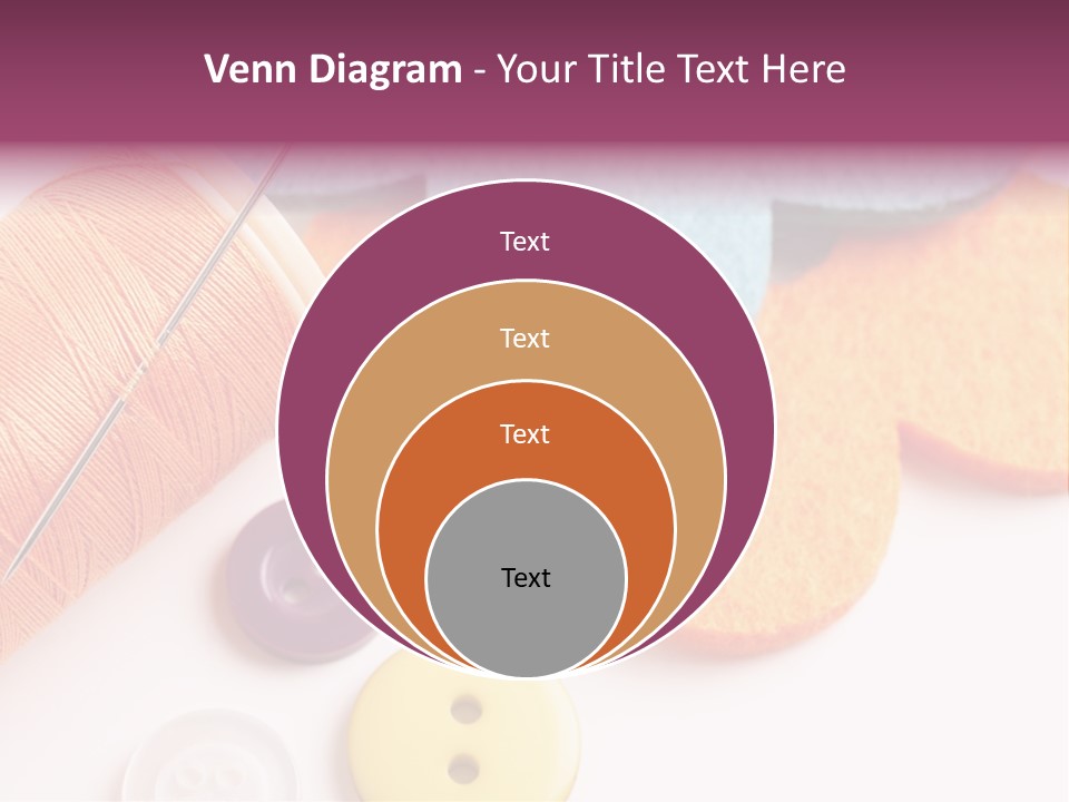 Textile Kit Sewing PowerPoint Template