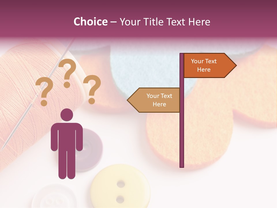 Textile Kit Sewing PowerPoint Template