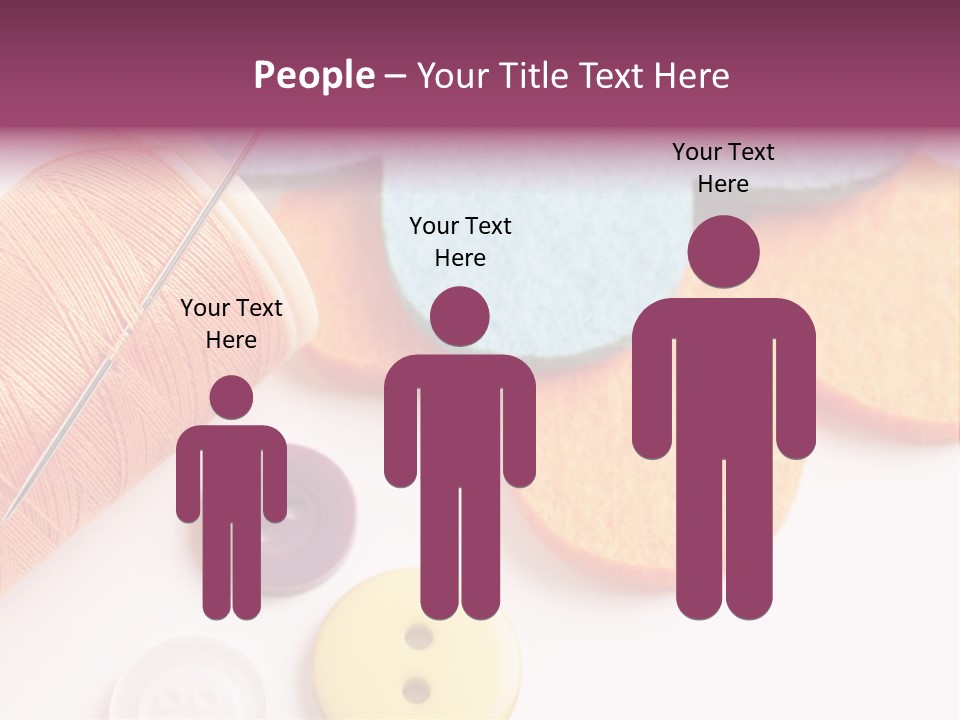 Textile Kit Sewing PowerPoint Template