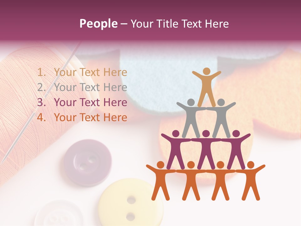 Textile Kit Sewing PowerPoint Template