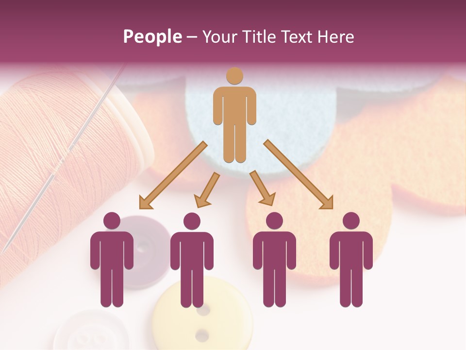 Textile Kit Sewing PowerPoint Template