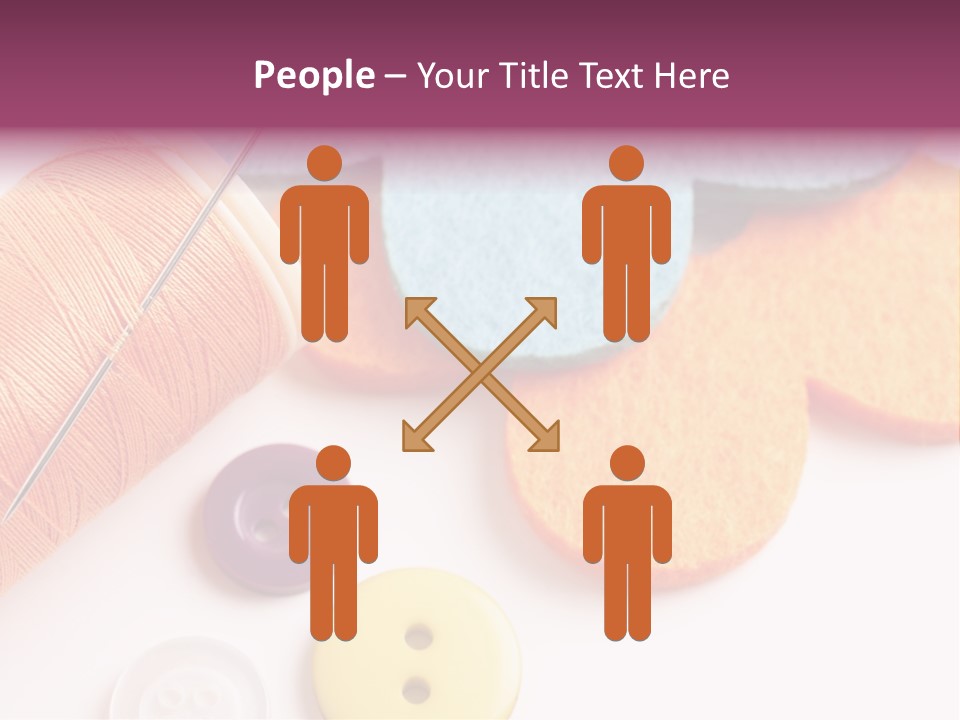 Textile Kit Sewing PowerPoint Template