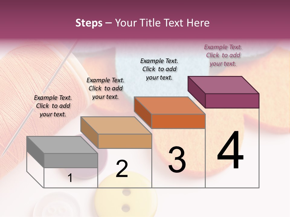 Textile Kit Sewing PowerPoint Template