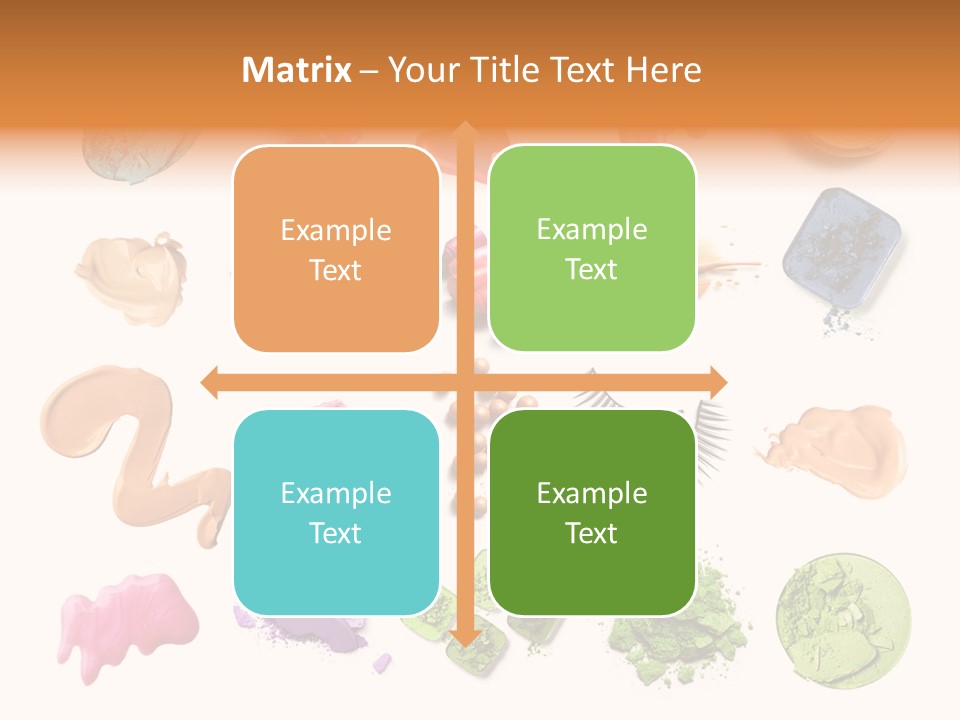 Makeup Face Powder Color PowerPoint Template