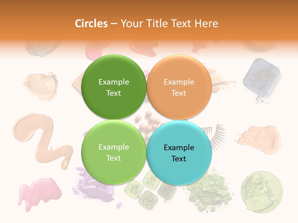 Makeup Face Powder Color PowerPoint Template