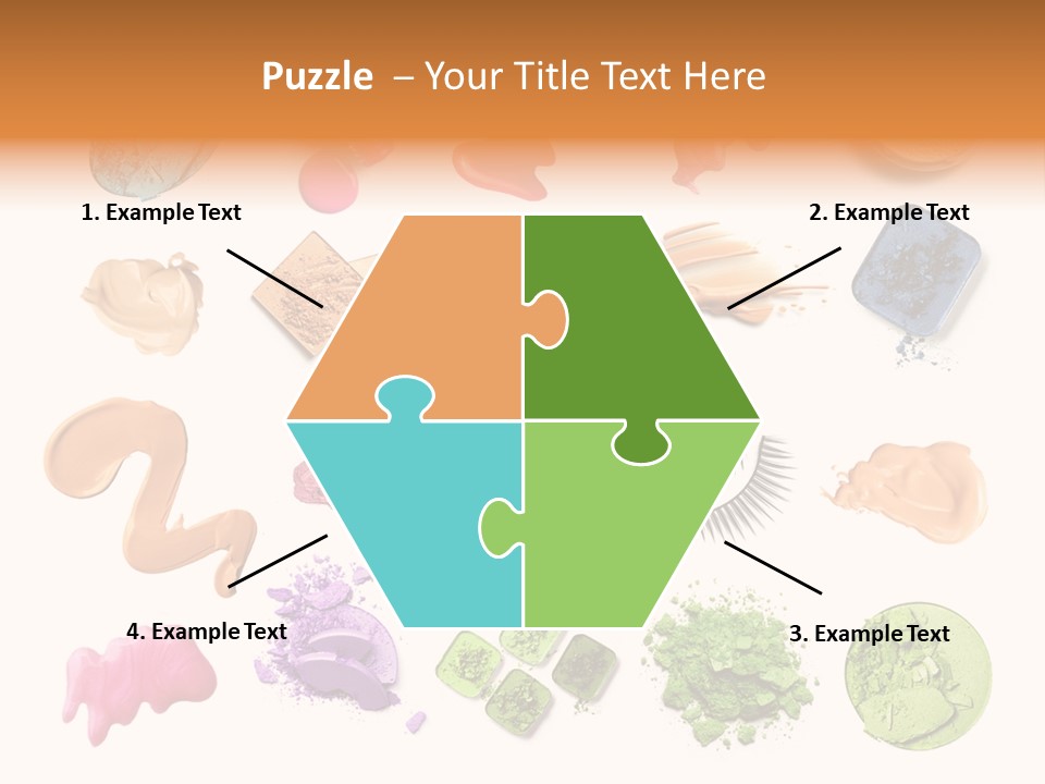 Makeup Face Powder Color PowerPoint Template