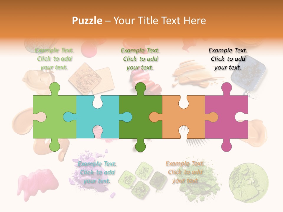 Makeup Face Powder Color PowerPoint Template