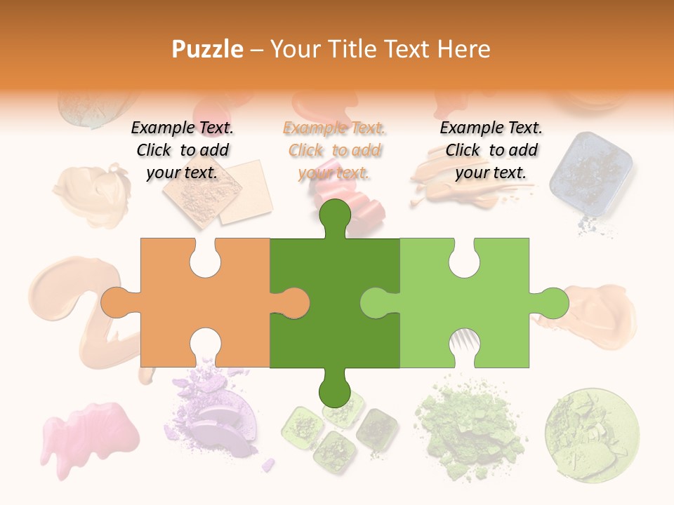 Makeup Face Powder Color PowerPoint Template