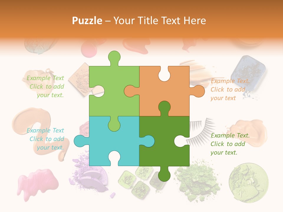 Makeup Face Powder Color PowerPoint Template