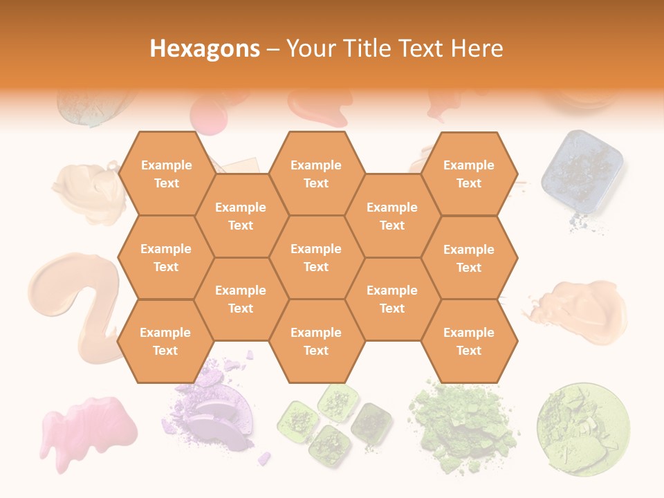 Makeup Face Powder Color PowerPoint Template