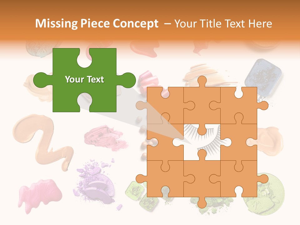 Makeup Face Powder Color PowerPoint Template