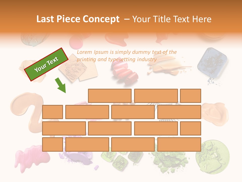 Makeup Face Powder Color PowerPoint Template