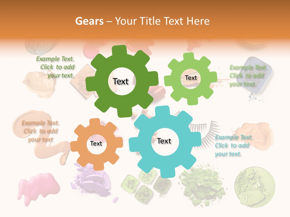 Makeup Face Powder Color PowerPoint Template