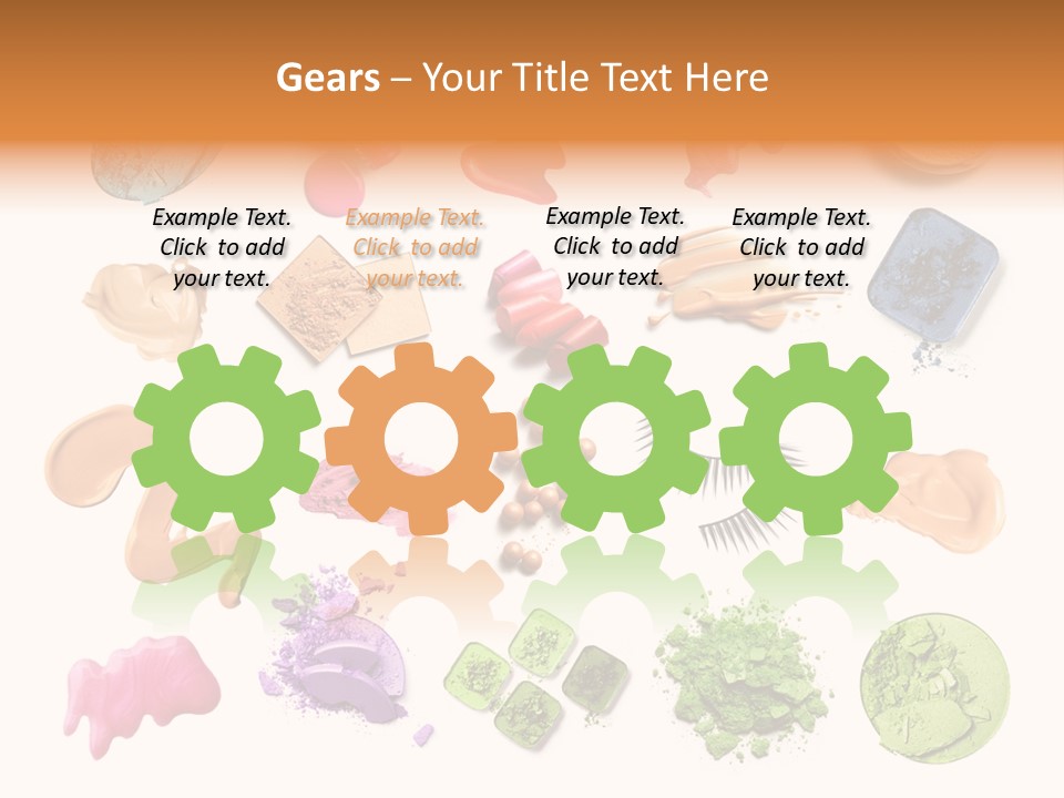 Makeup Face Powder Color PowerPoint Template