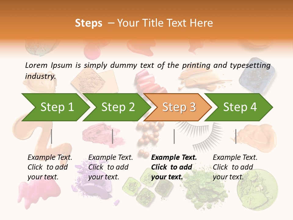 Makeup Face Powder Color PowerPoint Template