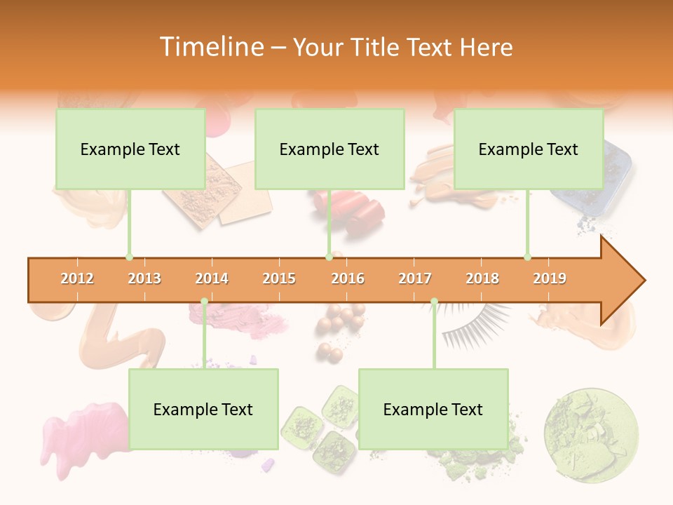 Makeup Face Powder Color PowerPoint Template